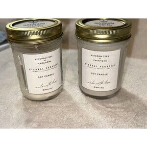 Kingdom Tees Eternal Paradise Soy Candle 8oz 40 Hour Burn Time